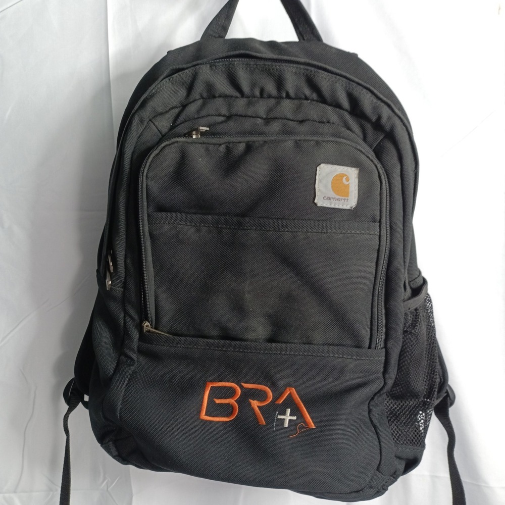 Carhartt Legacy Standard Work Backpack Black Laptop Bag Embroidered BRA+ s9